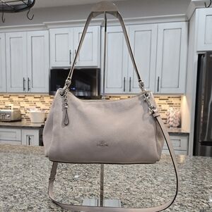 Coach Mia Small Pebbled Leather Crossbody Shoulder Bag